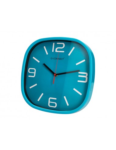 Reloj q-connect de pared de plastico...