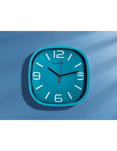 Reloj q-connect de pared de plastico...