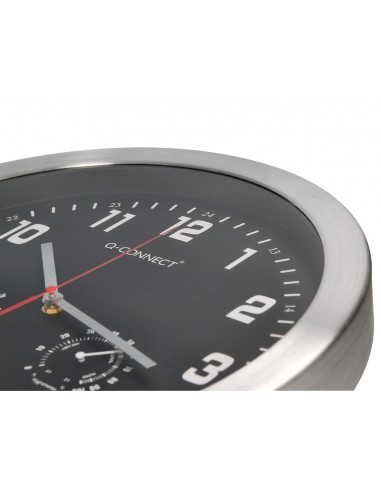 Reloj q-connect de pared metalico...
