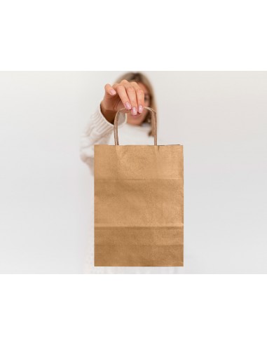 Bolsa papel q-connect kraft natural...