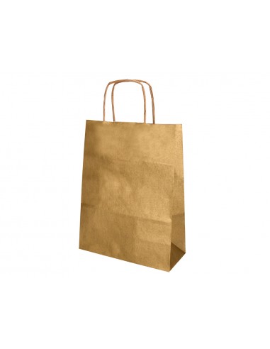 Bolsa papel q-connect kraft oro l con...