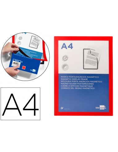 Marco porta anuncios liderpapel...