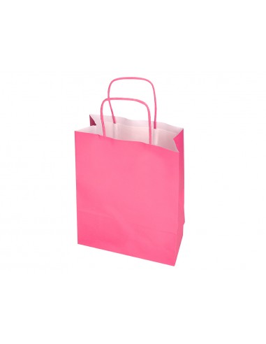 Bolsa papel q-connect celulosa rosa...