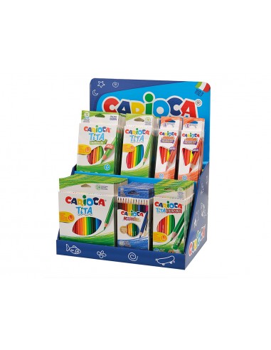 Lapices de colores carioca expositor...