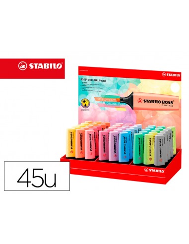 Rotulador stabilo boss fluorescente...