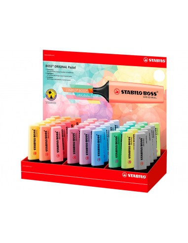 Rotulador stabilo boss fluorescente...