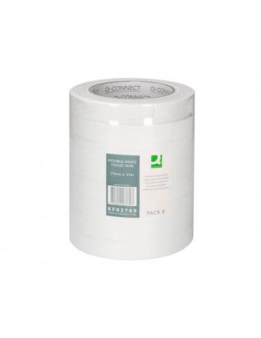 Cinta adhesiva q-connect doble cara...