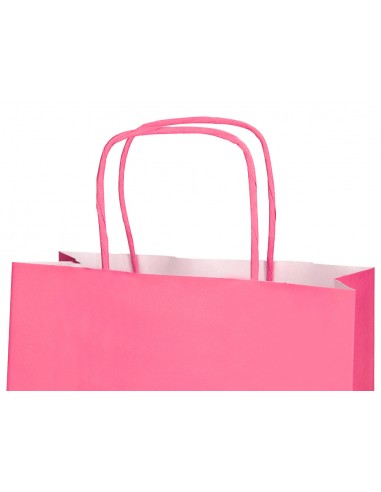 Bolsa papel q-connect celulosa rosa l...