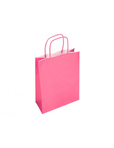 Bolsa papel q-connect celulosa rosa l...