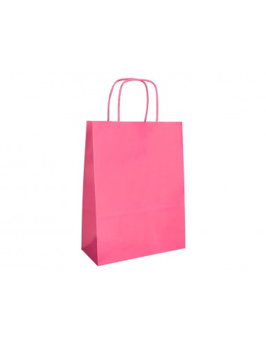 Bolsa papel q-connect celulosa rosa l...