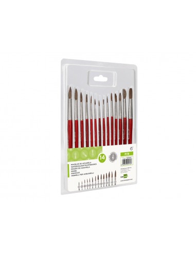 Pinceles acuarela liderpapel virola...