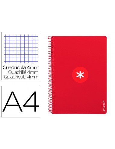 Cuaderno espiral a4 antartik tapa...