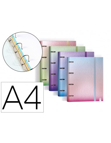 Carpeta 4 anillas de 35 mm carchivo...