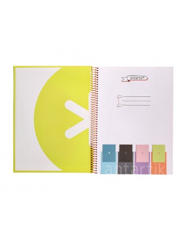 Cuaderno espiral a4 micro antartik...