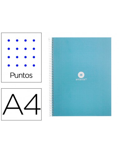 Cuaderno espiral a4 micro antartik...