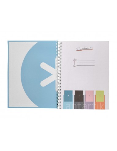 Cuaderno espiral a4 micro antartik...