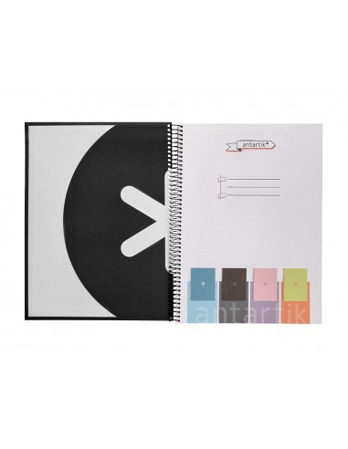 Cuaderno espiral a4 micro antartik...