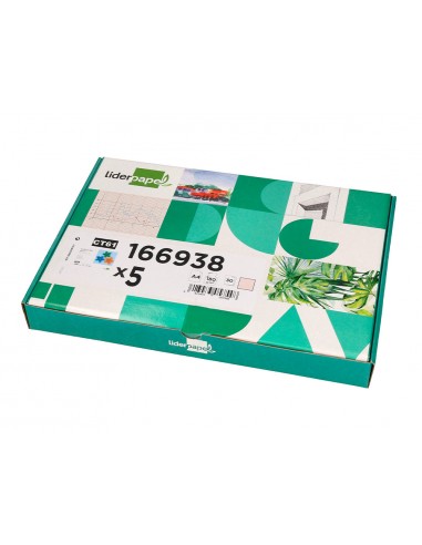 Cartulina liderpapel a4 180g/m2 crema...
