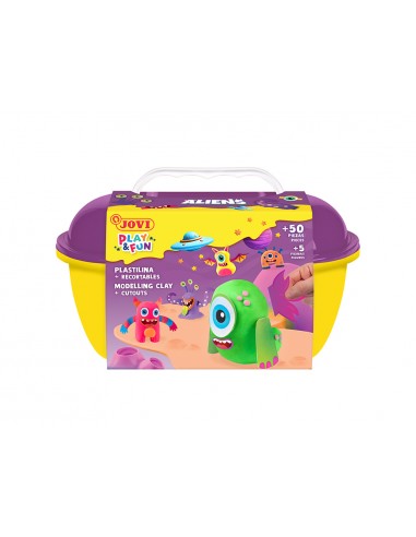 Juego jovi play&fun plastilina cofre...
