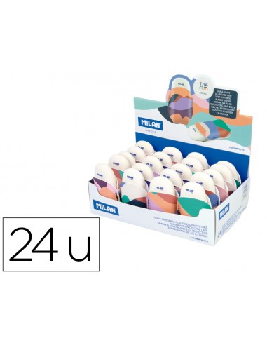 Goma de borrar milan the fun ovalada...