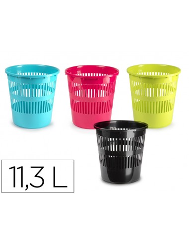 Papelera plastico plastiforte colores...