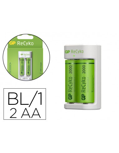 Cargador de pilas recargables gp...