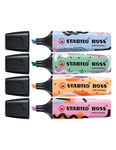 Rotulador stabilo boss fluorescente...