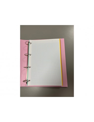 Carpeta con recambio pardo din a4...