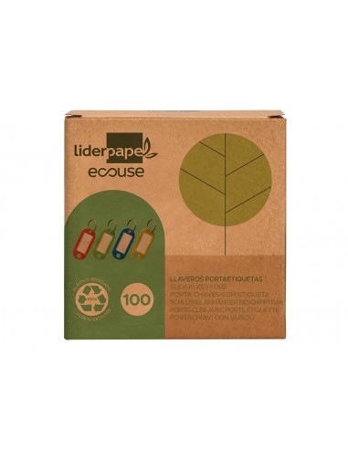 Llavero portaetiquetas liderpapel...