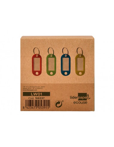 Llavero portaetiquetas liderpapel...