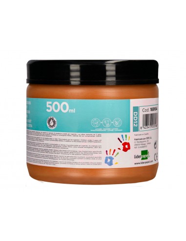 Pintura dedos liderpapel marron...