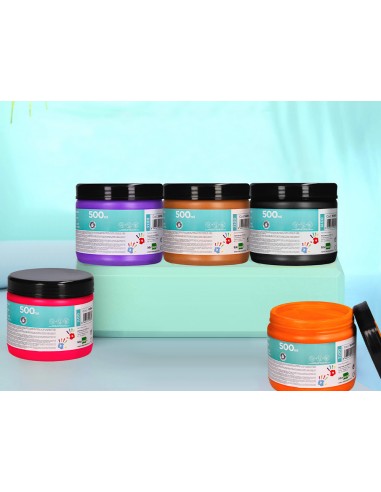 Pintura dedos liderpapel naranja...