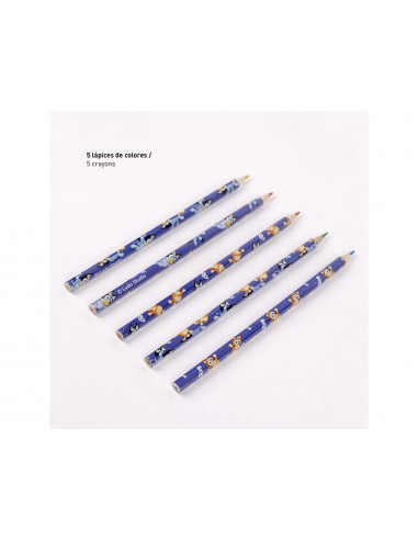 Set de papeleria coloreable bluey
