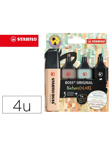 Rotulador stabilo boss pastel...