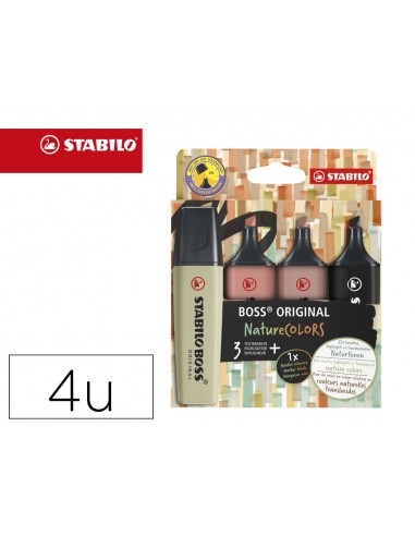 Rotulador stabilo boss pastel...