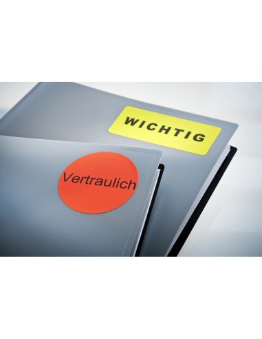 Etiqueta adhesiva tico amarill o...