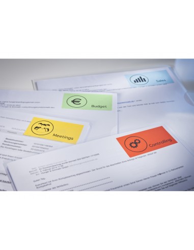 Etiqueta adhesiva tico amarill o...