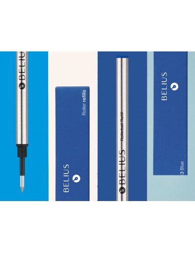 Recambio roller belius azul 0,7 mm...