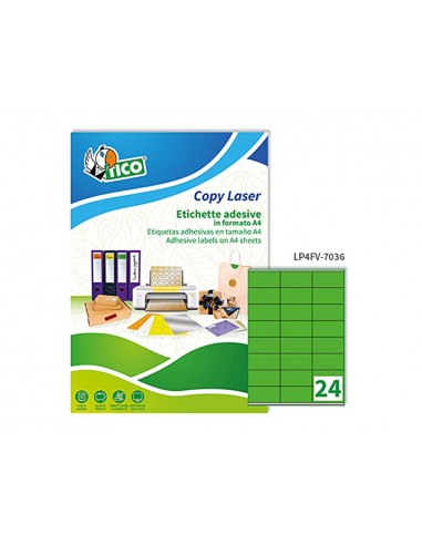 Etiqueta adhesiva tico verde f...