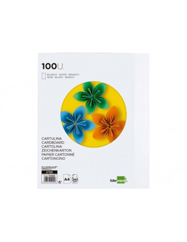 Cartulina liderpapel a4 240g/m2...