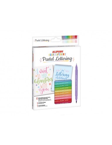 Rotulador alpino pastel lettering...
