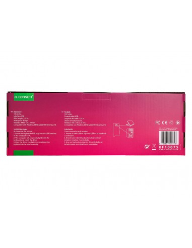 Teclado q-connect con cable 1,35 mt...