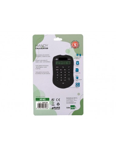 Calculadora liderpapel bolsillo xf43...