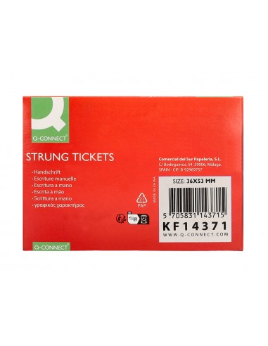 Etiquetas colgantes q-connect 36x53...