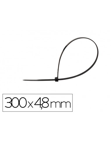 Brida q-connect color negro 300x4,8...