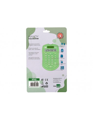 Calculadora liderpapel bolsillo xf42...