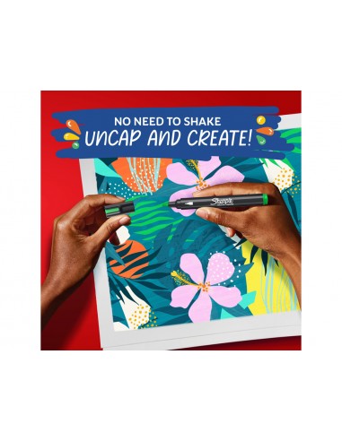 Rotulador sharpie acrylic punta...