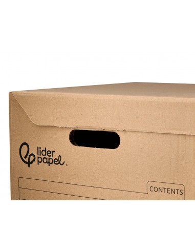 Cajon contenedor liderpapel carton...