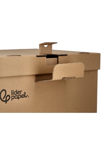 Cajon contenedor liderpapel carton...