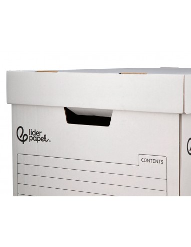 Cajon contenedor liderpapel carton...